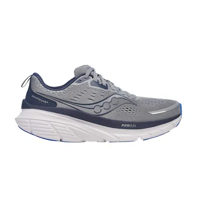Pre-owned Saucony Guide 18 Wide 'flint Navy' | Grey | Men's Size 12.5 In Gray