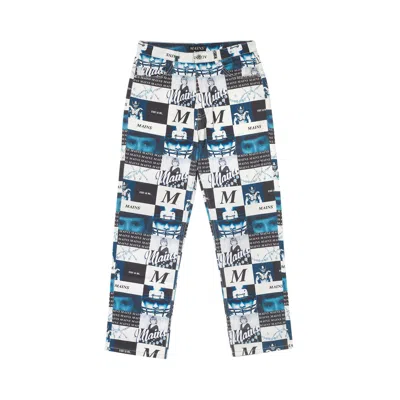 Pre-owned Mains Yearbook Jeans 'blue/white' | Men's Size Xl