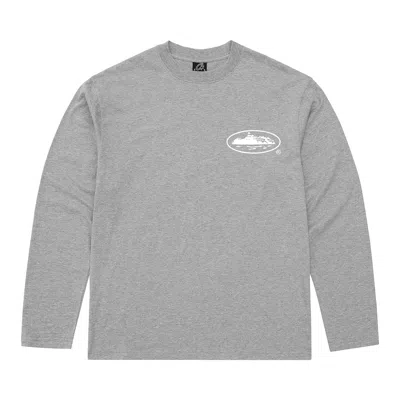 Pre-owned Corteiz Og Island Long-sleeve Tee 'grey' | Men's Size L