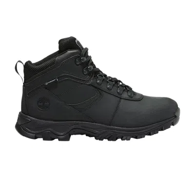 Pre-owned Timberland Mt. Maddsen Waterproof Mid Hiking Boot 'black' | Men's Size 10.5
