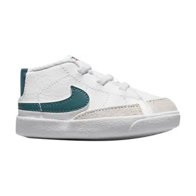 Pre-owned Nike Blazer Mid Cb 'white Dark Teal Green' | Infant Size 4