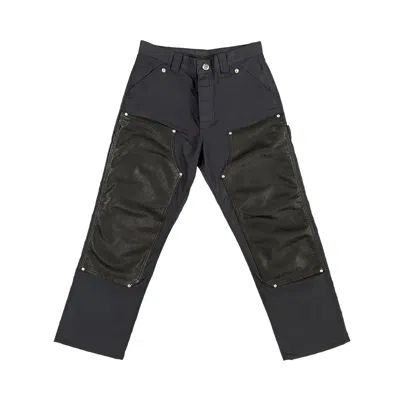 Pre-owned Chrome Hearts Leather Knee Carpenter Pants 'black' | Men's Size 33
