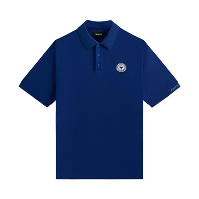 Pre-owned Kith For Taylormade Provisional Polo 'layer' | Blue | Men's Size M