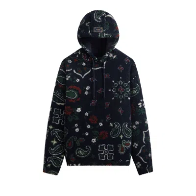Pre-owned Kith Merrick Sherpa Hoodie 'nocturnal' | Blue | Men's Size S