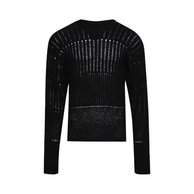 Pre-owned Rick Owens Oversized Pull Sweater 'black' | Men's Size S