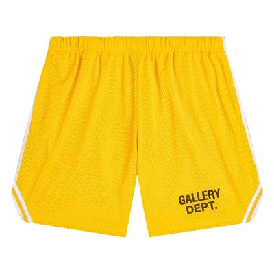 Pre-owned Gallery Dept. Venice Court Shorts 'yellow' | Men's Size M