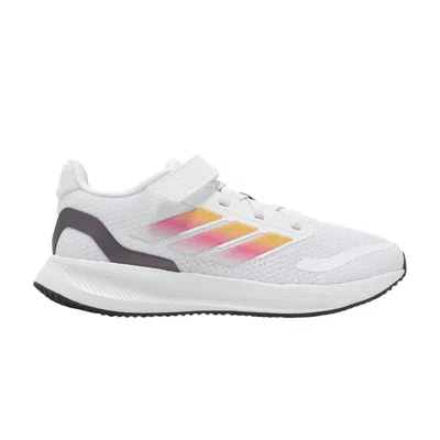 Pre-owned Adidas Originals Adidas Runfalcon 5 El C 'white Spark Lucid Pink' | Kid's Size 12