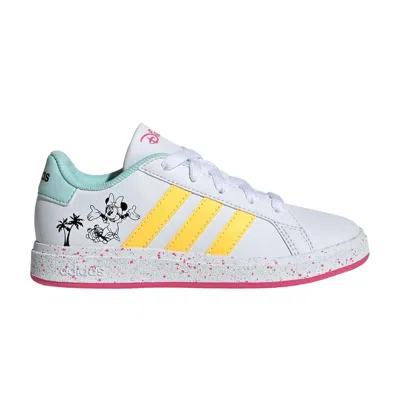 Pre-owned Adidas Originals Adidas Disney X Grand Court Big Kid 'minnie Mouse' | White | Kid's Size 6