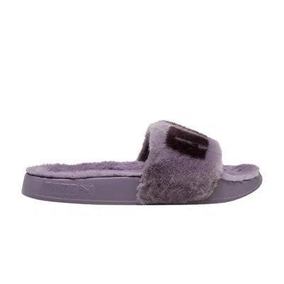 Pre-owned Puma Wmns Leadcat 2.0 Fuzz Slide 'pale Plum' | Purple | Women's Size 9.5