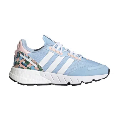 Pre-owned Adidas Originals Adidas Her Studio London X Zx 1k Big Kid 'colorful Blossoms' | Blue | Kid's Size 4.5
