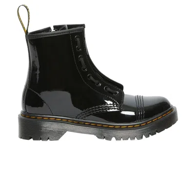 Pre-owned Dr. Martens' Dr. Martens Sinclair Bex Patent Leather Boot Junior 'black' | Kid's Size 2