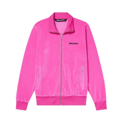 Pre-owned Palm Angels Velvet Track Jacket 'black' | Men's Size L