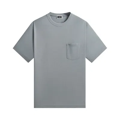 Pre-owned Kith Pointelle Mesh Leonard Pocket Tee 'light Indigo' | Blue | Men's Size M