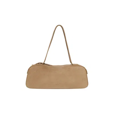 Pre-owned Khaite Simona Shoulder Bag 'wheat' | Tan | Women's Size Onesize