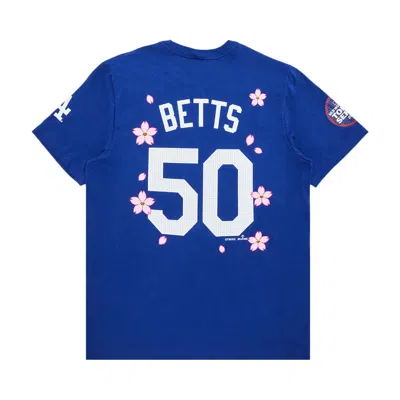 Pre-owned Nike X Takashi Murakami X Mlb World Tour Tokyo Series 2025 Betts Dodgers Short-sleeve Tee 'blue' | M