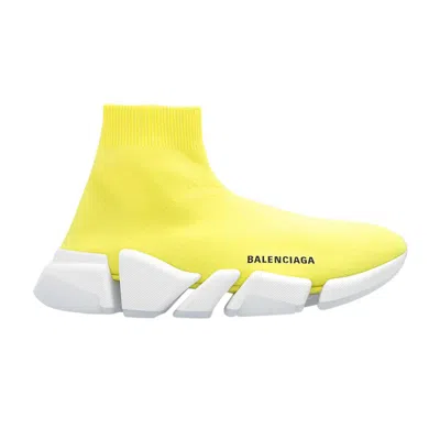Pre-owned Balenciaga Wmns Speed 2.0 Sneaker 'light Yellow' | Women's Size 37