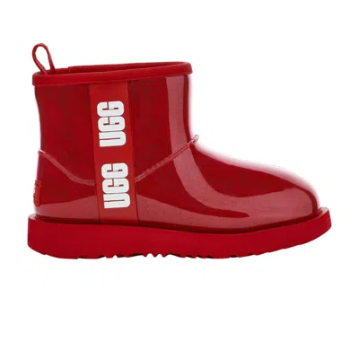 Pre-owned Ugg Wmns Classic Clear Mini Boot 'samba Red' | Women's Size 5