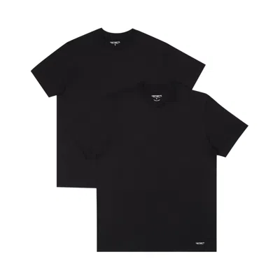 Pre-owned Carhartt Wip Standard Crewneck T-shirt 'black/black' | Men's Size L