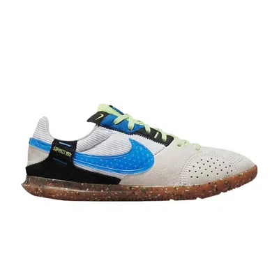 Pre-owned Nike Streetgato Gs 'white Lime Glow Light Photo Blue' | Kid's Size 4