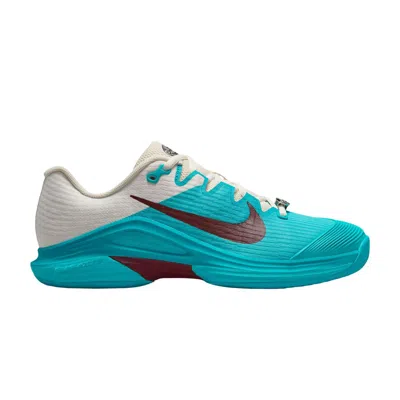 Pre-owned Nike Wmns Court Air Zoom Vapor 12 Premium Hc 'dusty Cactus Dark Team Red' | Blue | Women's Size