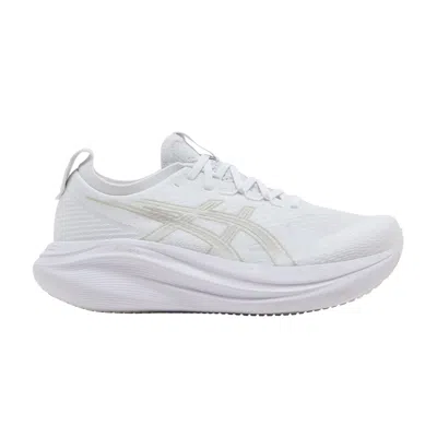 Pre-owned Asics Wmns Gel Nimbus 27 'white Glacier Grey' | Women's Size 6.5
