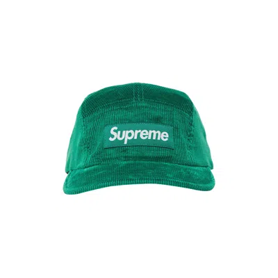 Pre-owned Supreme Corduroy Camp Cap 'green' | Men's Size Onesize