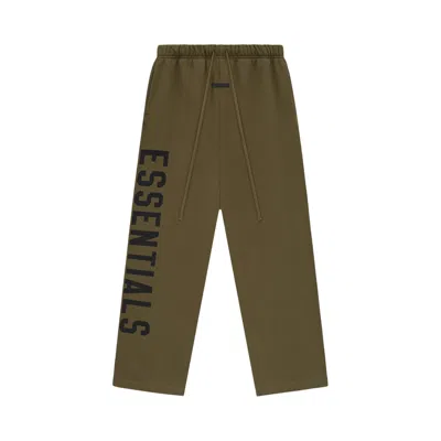 Pre-owned Essentials Fear Of God  Fleece Relaxed Sweatpant 'olive' | Green | Men's Size Xxs