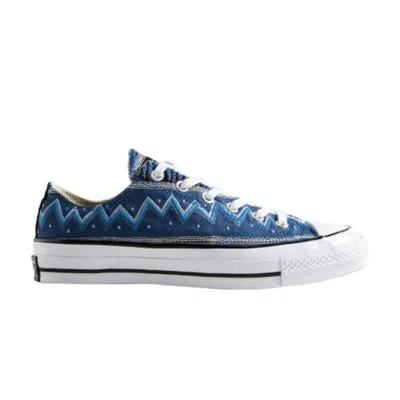 Pre-owned Converse Stussy X Chuck Taylor All Star 70 Ox 'tom Tom' | Blue | Men's Size 7