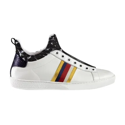 Pre-owned Gucci Ace High 'lace' | White | Men's Size 7