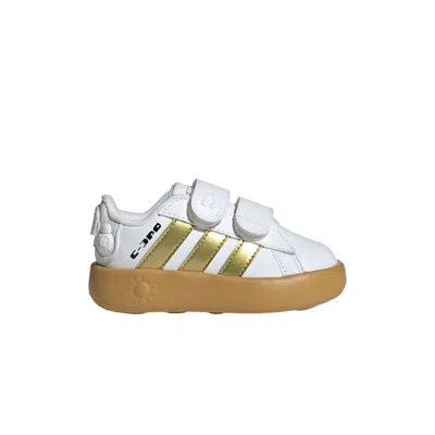 Pre-owned Adidas Originals Adidas Star Wars X Grand Court 2.0 I 'c-3po' | White | Infant Size 5