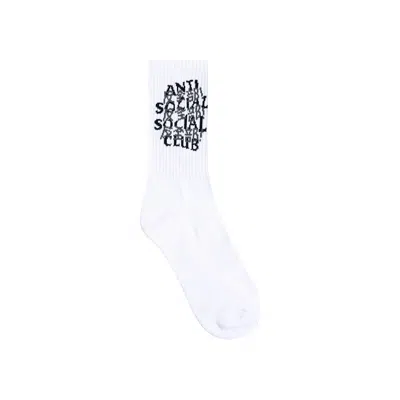 Pre-owned Anti Social Social Club Kaburosai Socks 'white' | Men's Size M