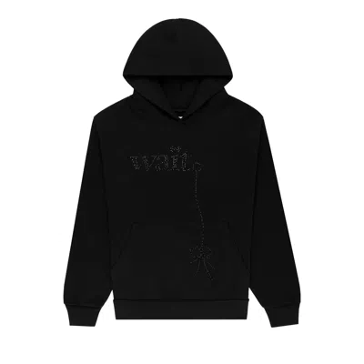Pre-owned Sp5der Wait Stone Hoodie 'black' | Men's Size L