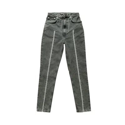 Pre-owned Helmut Lang Sample Hi Spikes Jeans 'grey' | Women's Size 29