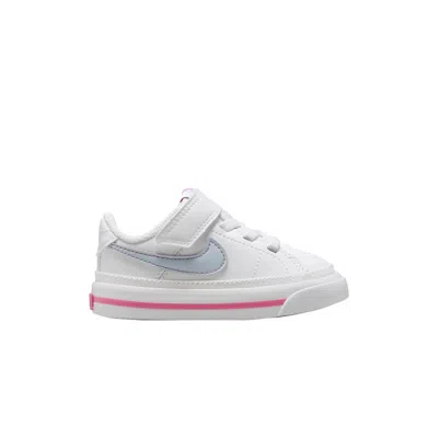 Pre-owned Nike Court Legacy Lift Td 'white Light Armory Blue' | Infant Size 2