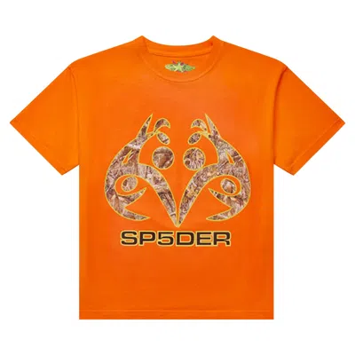 Pre-owned Sp5der Real Tree Tee 'orange' | Men's Size M