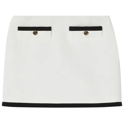 Pre-owned Gucci Tweed Skirt 'off White' | Women's Size 42