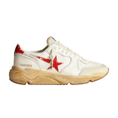 Pre-owned Golden Goose Running Sole 'white Red' | Men's Size 45