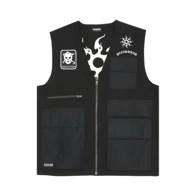 Pre-owned Pleasures Strike Vest 'black' | Men's Size S