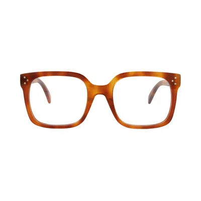 Pre-owned Celine Square Optical Glasses 'havana/transparent' | Brown | Women's Size Onesize