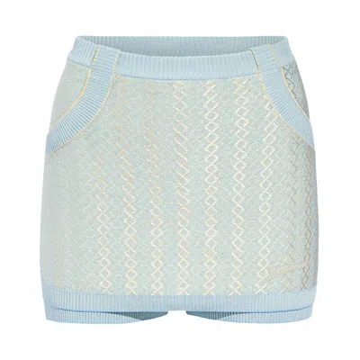 Pre-owned Jacquemus La Jupe Culotte Marino 'multicolor/blue' | Women's Size 40