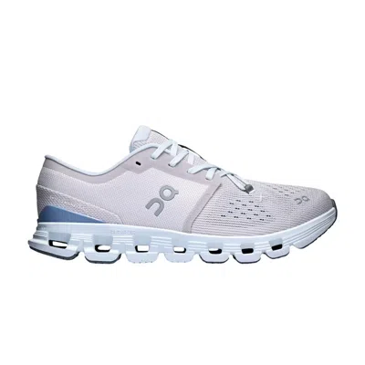 Pre-owned On Wmns Cloud X 4 'silver Chambray' | Grey | Women's Size 6