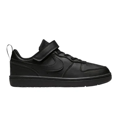 Pre-owned Nike Court Borough Low Recraft Ps 'triple Black' | Kid's Size 12.5
