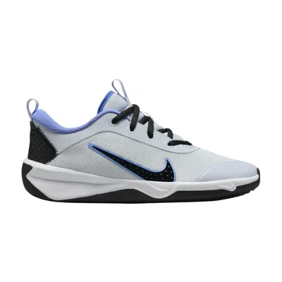 Pre-owned Nike Omni Multi-court Gs 'football Grey Royal Pulse' | Kid's Size 7