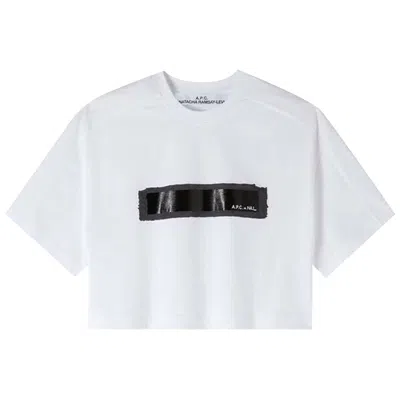 Pre-owned Apc A.p.c. Sandre T-shirt 'white' | Women's Size M