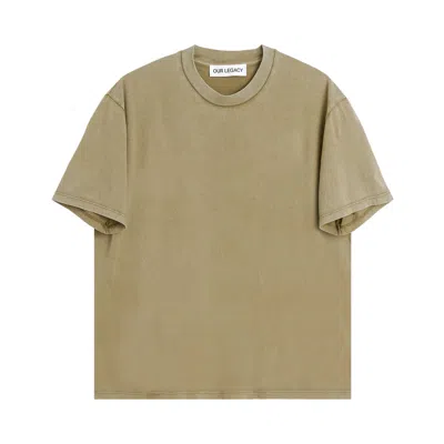 Pre-owned Our Legacy Box T-shirt 'cavalry Olive' | Green | Men's Size 52
