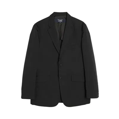 Pre-owned Comme Des Garçons Homme Deux Comme Des Garçons Homme Plus Polyester Twill Jacket 'black' | Men's Size M