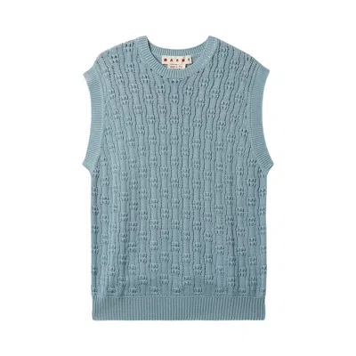 Pre-owned Marni Roundneck Sweater 'sky' | Blue | Men's Size 50