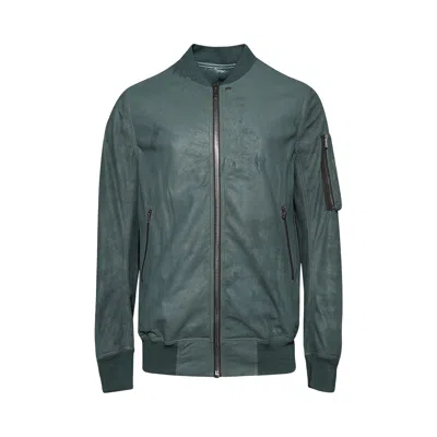 Pre-owned Rick Owens Classic Flight Jacket 'mouthwash' | Blue | Men's Size 56