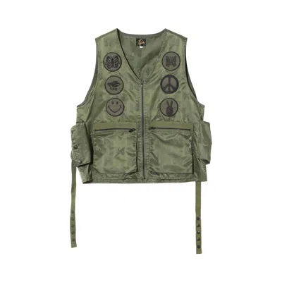 Pre-owned Needles Radio Vest 'olive' | Green | Men's Size M