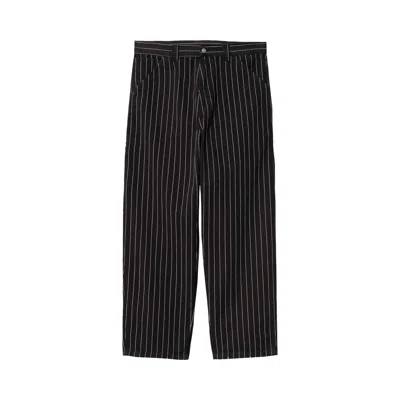 Pre-owned Carhartt Wip Og Single Knee Pants 'seaton Stripe/black/wax' | Men's Size L
